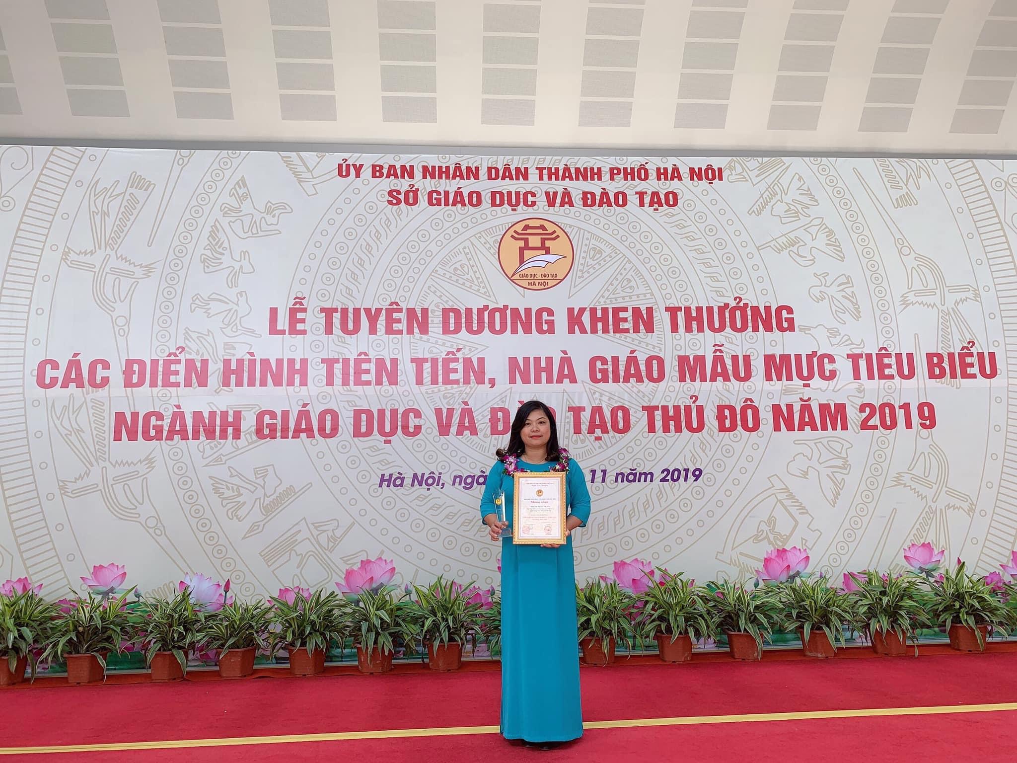 Cô giáo Nguyễn Thị Hậu- Tấm gương Cô giáo tâm huyết sáng tạo tại trường mầm non Vĩnh Hưng