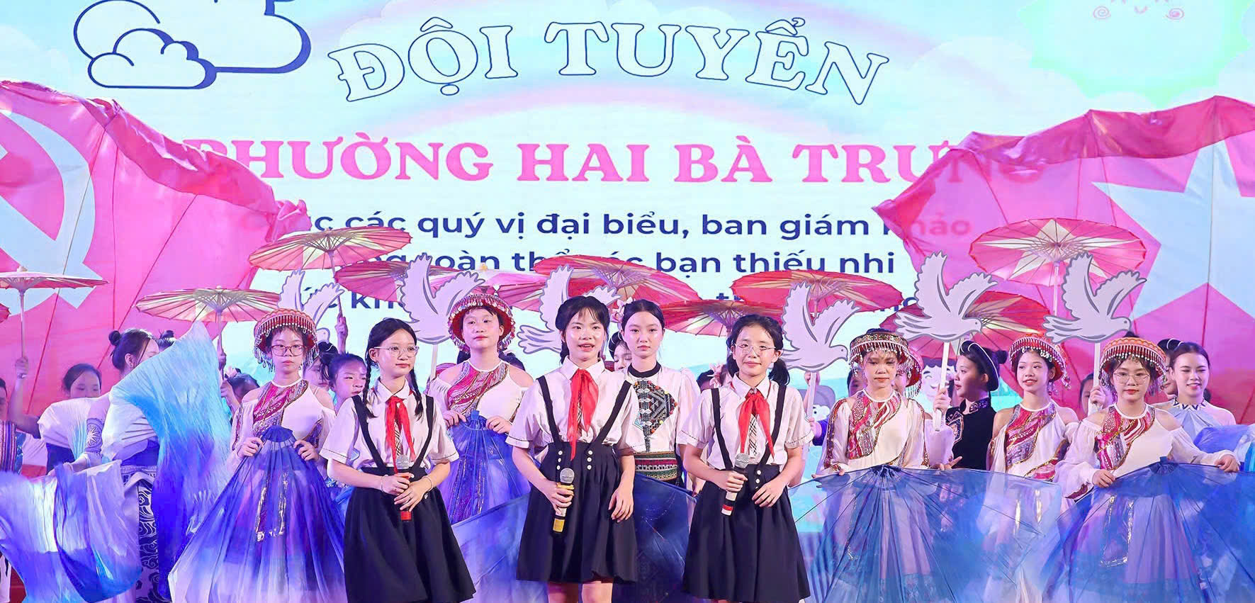 Minh Châu, Trúc Anh, Ngọc My tỏa sáng rực rỡ trong Hội thi Thiếu nhi Thủ đô tuyên truyền, giới thiệu sách, Múa hát tập thể và ca khúc măng non năm 2025